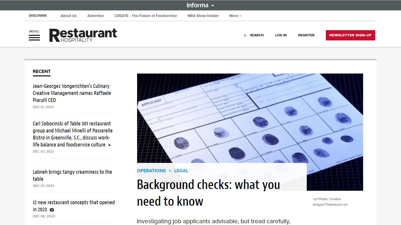 Background checks: what you need to know - Restaurant Hospitality